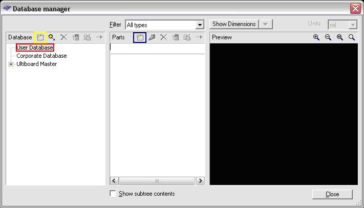 Figure 1 Database Manager