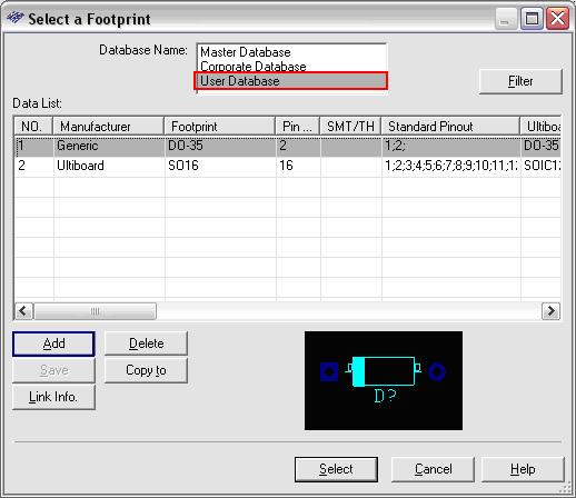Figure 26 Multisim Database Manager